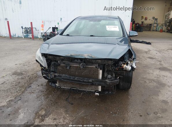 5NPE34AFXHH556984 2017 HYUNDAI SONATA Blue წინა ხედი