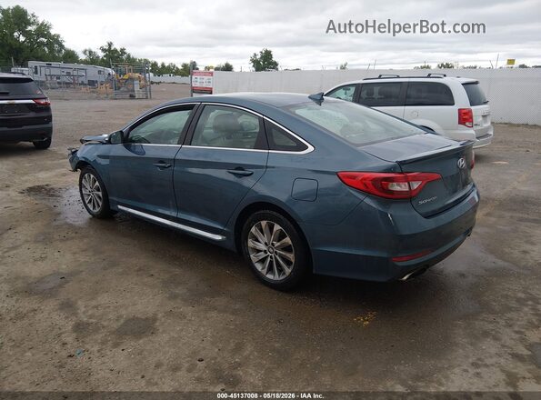 5NPE34AFXHH556984 2017 HYUNDAI SONATA Blue უკანა მარცხენა