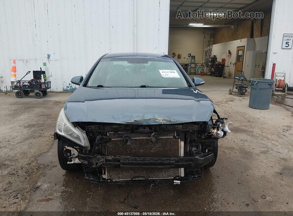 5NPE34AFXHH556984 2017 HYUNDAI SONATA Blue ხელსაწყოთა პანელის ხედი