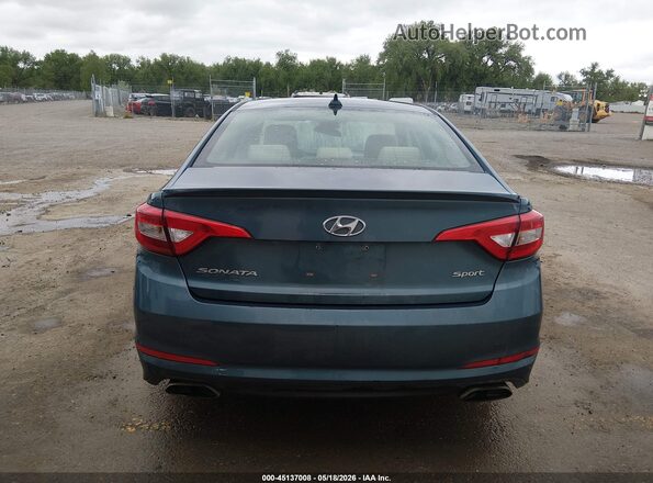 5NPE34AFXHH556984 2017 HYUNDAI SONATA Blue 