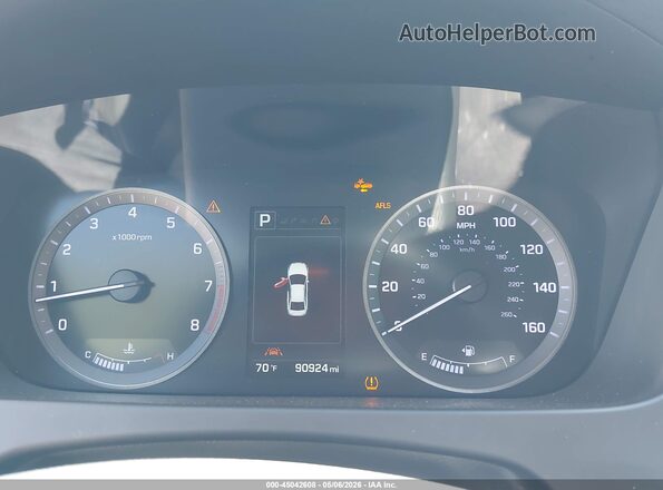 5NPE34AFXHH578807 2017 HYUNDAI SONATA Black Vista de los asientos traseros