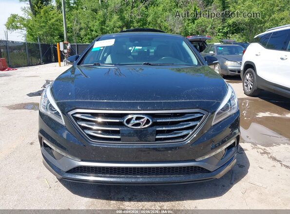 5NPE34AFXHH578807 2017 HYUNDAI SONATA Black Vista interior trasera
