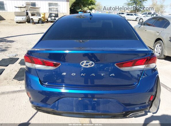 5NPE34AFXJH622780 2018 HYUNDAI SONATA Blue 