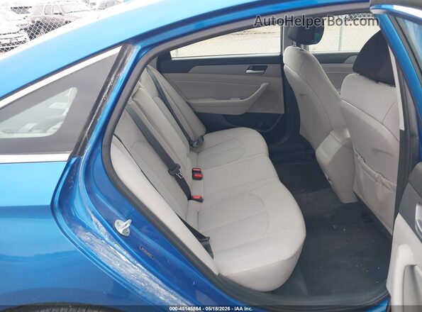 5NPE34AFXJH659277 2018 HYUNDAI SONATA Blue VIN კოდის სტიკერის ხედი