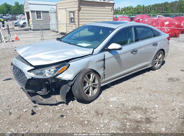 5NPE34AFXJH712544 2018 HYUNDAI SONATA Silver 