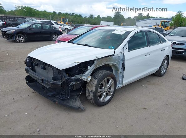 5NPE34AFXJH727822 2018 HYUNDAI SONATA White Front left