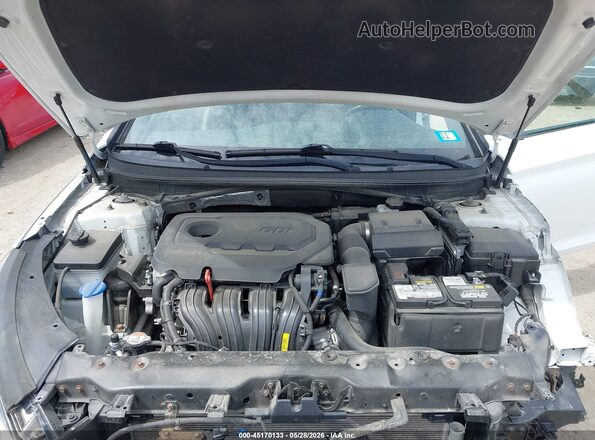 5NPE34AFXJH727822 2018 HYUNDAI SONATA White Rear view