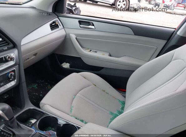 5NPE34AFXKH755735 2019 HYUNDAI SONATA Red წინა სალონის ხედი