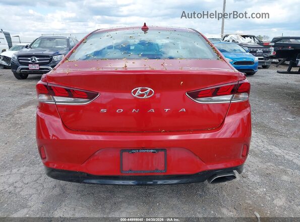 5NPE34AFXKH755735 2019 HYUNDAI SONATA Red 