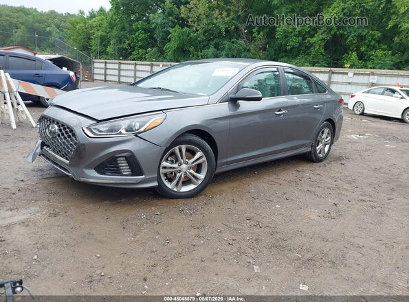 5NPE34AFXKH776097 2019 HYUNDAI SONATA Gray 