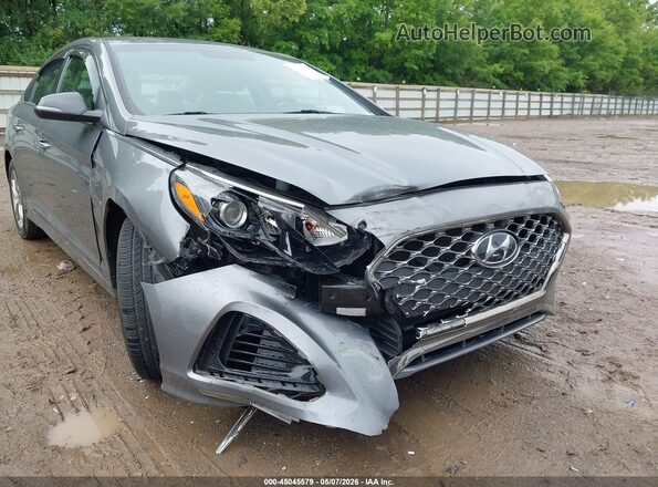 5NPE34AFXKH776097 2019 HYUNDAI SONATA Gray 