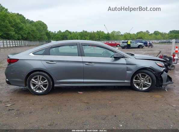 5NPE34AFXKH776097 2019 HYUNDAI SONATA Gray 