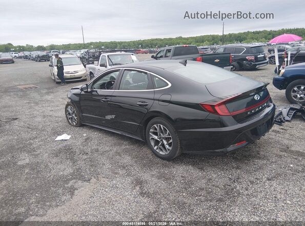 5NPEF4JA0LH062167 2020 HYUNDAI SONATA Black უკანა მარცხენა