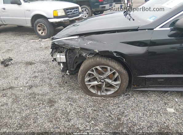 5NPEF4JA0LH062167 2020 HYUNDAI SONATA Black წინა ხედი