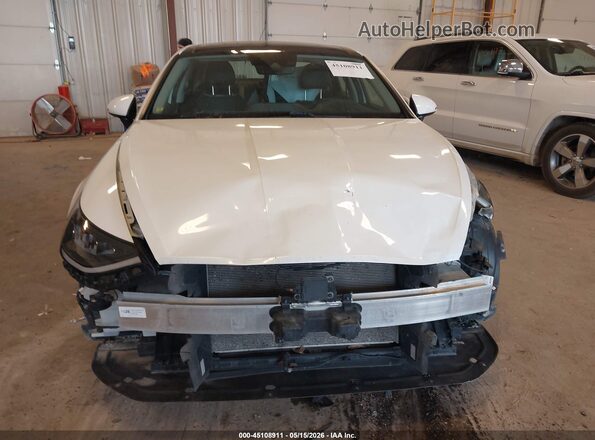 5NPEF4JA2LH050957 2020 HYUNDAI SONATA White Սարքավորումների վահանակի տեսք