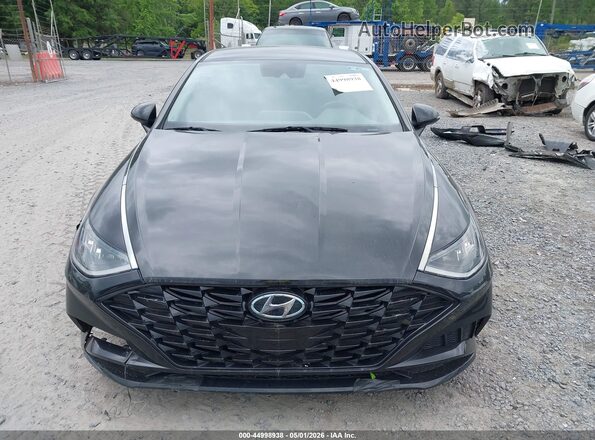 5NPEF4JA3LH051552 2020 HYUNDAI SONATA Black Rear interior view