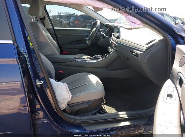 5NPEF4JA4MH084514 2021 HYUNDAI SONATA Blue Front interior view