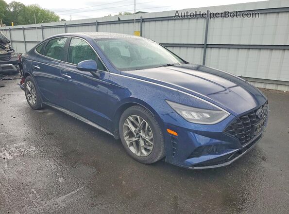 5NPEF4JA4MH102798 2021 HYUNDAI SONATA Синий 