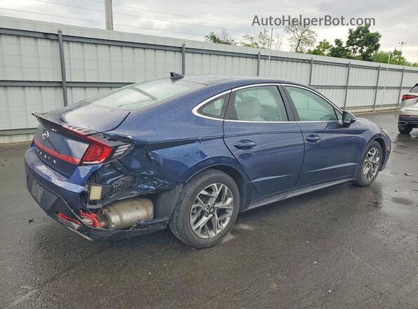 5NPEF4JA4MH102798 2021 HYUNDAI SONATA Синий 