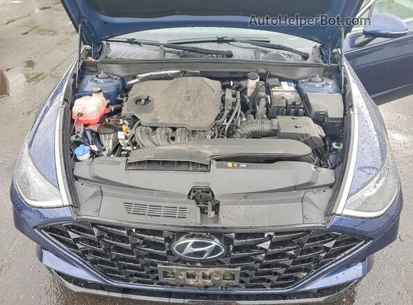 5NPEF4JA4MH102798 2021 HYUNDAI SONATA Синий 