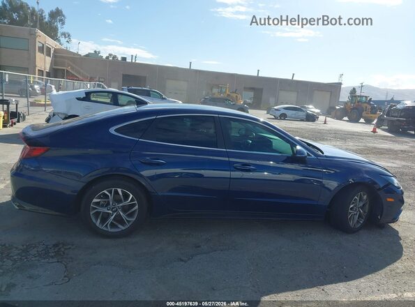 5NPEF4JA6LH051223 2020 HYUNDAI SONATA Blue Սալոնի հետևի տեսք