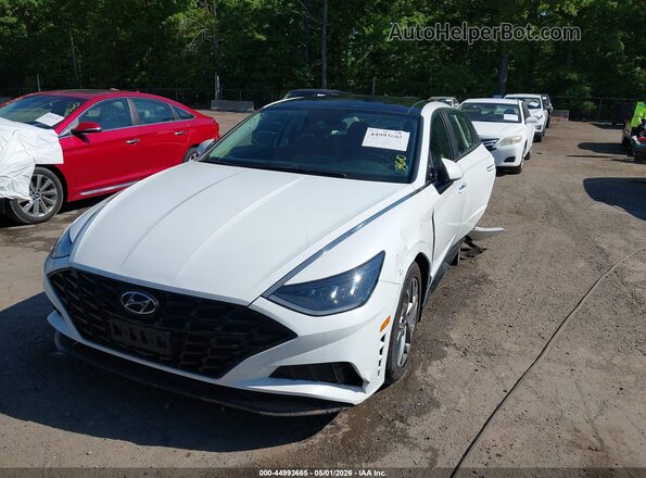 5NPEF4JA6MH083686 2021 HYUNDAI SONATA White Front left