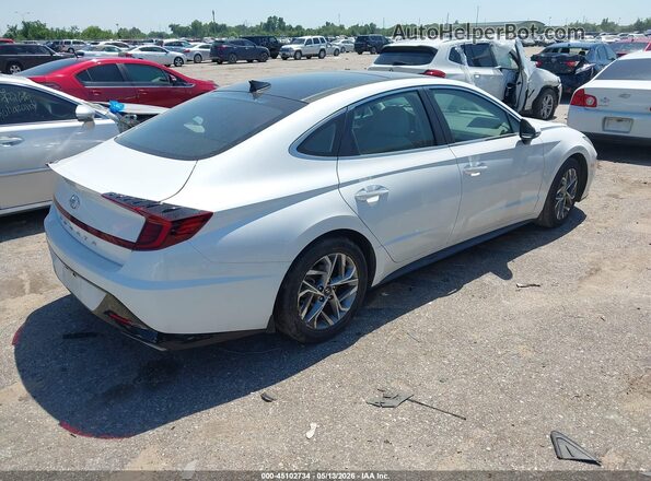 5NPEF4JA7MH077816 2021 HYUNDAI SONATA White Tył prawy
