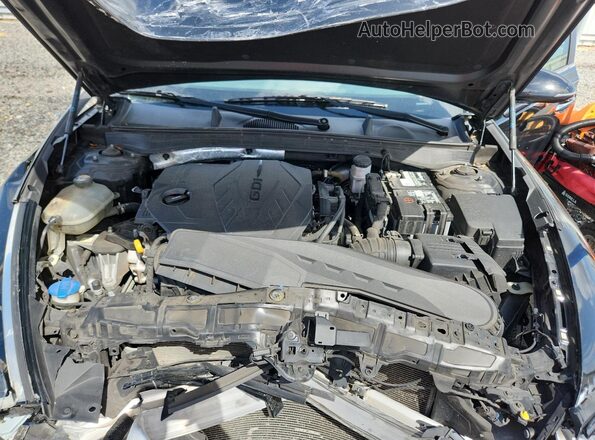 5NPEF4JA8LH016599 2020 HYUNDAI SONATA Black უკანა სალონის ხედი