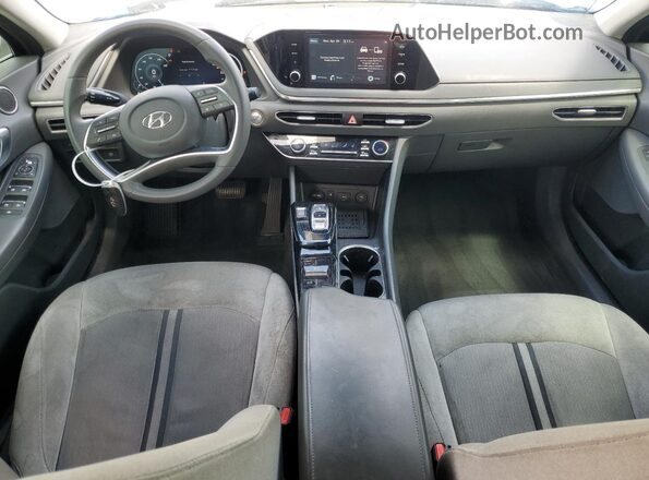 5NPEF4JA8LH016599 2020 HYUNDAI SONATA Black წინა პანელის ხედი