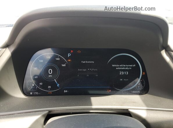 5NPEF4JA8LH016599 2020 HYUNDAI SONATA Black ხელსაწყოთა პანელის ხედი