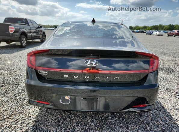 5NPEF4JA8LH016599 2020 HYUNDAI SONATA Black უკანა ხედი