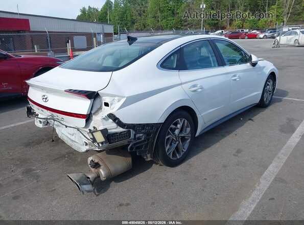 5NPEF4JAXMH110937 2021 HYUNDAI SONATA White Задня права чверть