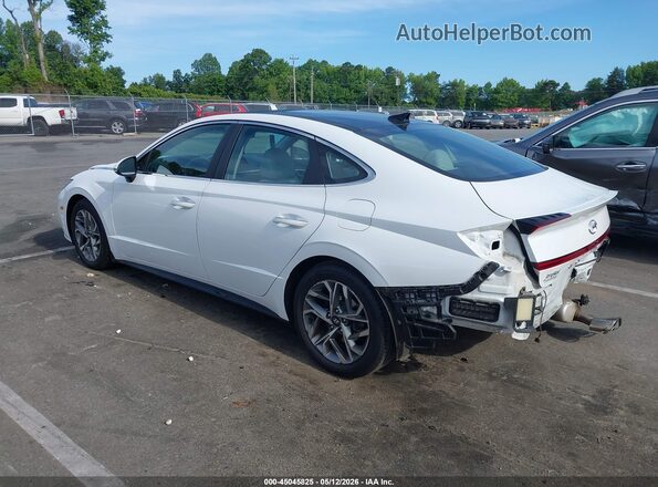 5NPEF4JAXMH110937 2021 HYUNDAI SONATA White Задня ліва чверть