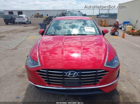 5NPEG4JA2MH079941 2021 HYUNDAI SONATA Red Widok zestawu wskaźników