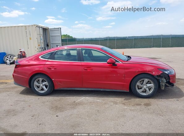 5NPEG4JA2MH079941 2021 HYUNDAI SONATA Red Widok wnętrza z tyłu