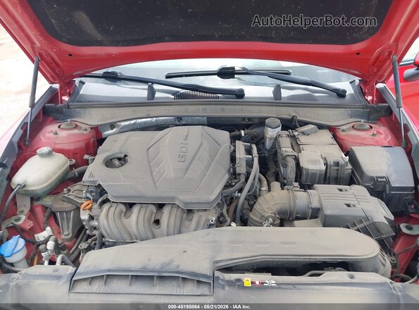 5NPEG4JA2MH079941 2021 HYUNDAI SONATA Red Widok z tyłu
