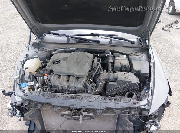 5NPEG4JA2MH101792 2021 HYUNDAI SONATA Gray უკანა ხედი