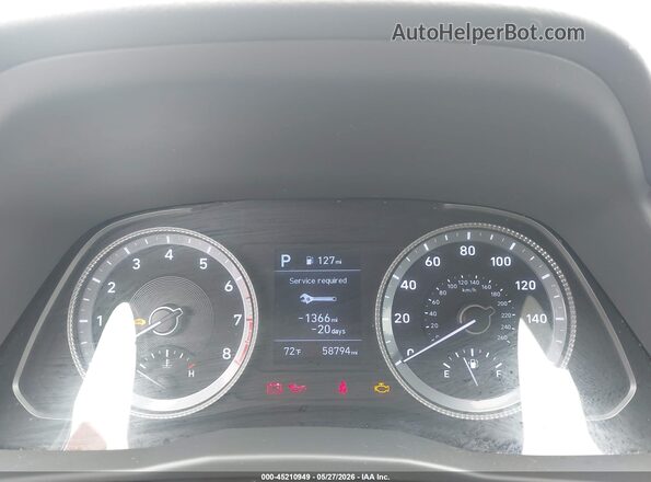 5NPEG4JA3LH024641 2020 HYUNDAI SONATA Black Вид задніх сидінь