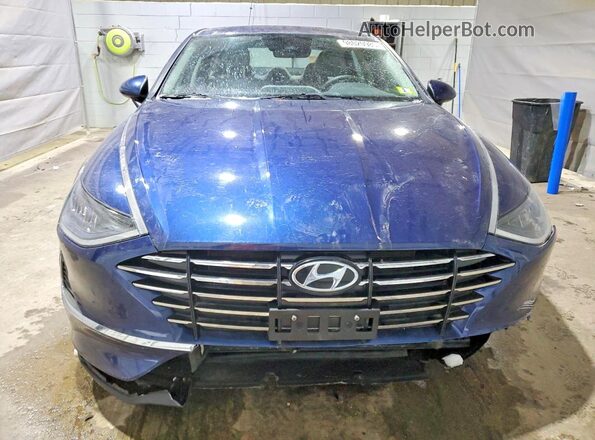 5NPEG4JAXMH073921 2021 HYUNDAI SONATA Blue Front view