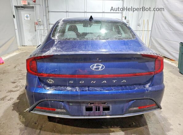 5NPEG4JAXMH073921 2021 HYUNDAI SONATA Blue Rear view