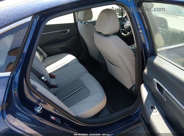 5NPEG4JAXMH075555 2021 HYUNDAI SONATA Blue VIN sticker view