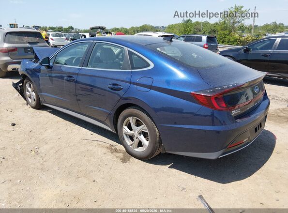 5NPEG4JAXMH075555 2021 HYUNDAI SONATA Blue Rear left
