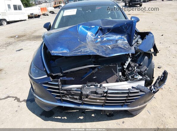 5NPEG4JAXMH075555 2021 HYUNDAI SONATA Blue Front view