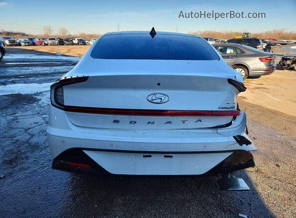 5NPEH4J20MH089583 2021 HYUNDAI SONATA White 