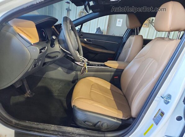 5NPEH4J20MH089583 2021 HYUNDAI SONATA White 