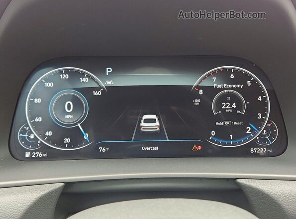 5NPEH4J22MH071828 2021 HYUNDAI SONATA Blue ხელსაწყოთა პანელის ხედი