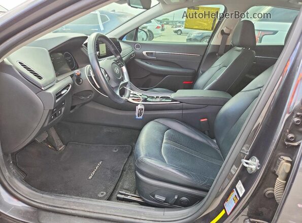 5NPEH4J22MH095434 2021 HYUNDAI SONATA Gray 