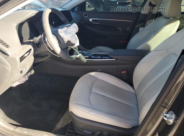 5NPEH4J23LH007280 2020 HYUNDAI SONATA Gray წინა სალონის ხედი