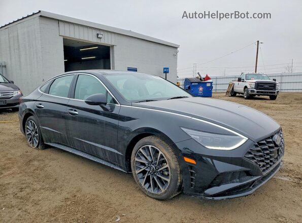 5NPEH4J26LH009962 2020 HYUNDAI SONATA Black 