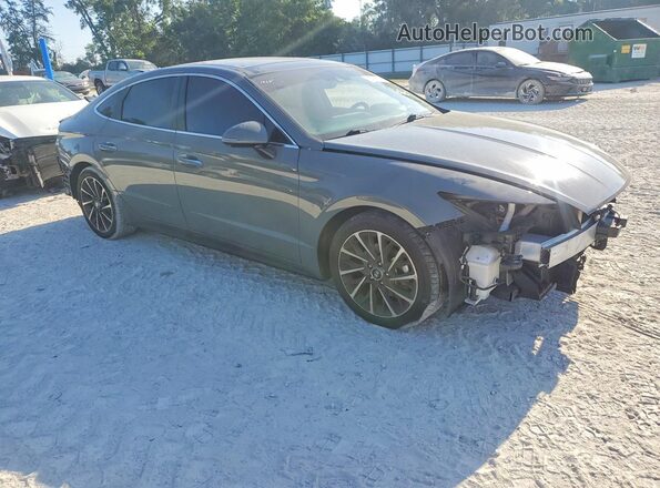 5NPEH4J28LH060685 2020 HYUNDAI SONATA Gray 